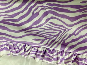 Purple Zebra Print Cut-Out Dress
