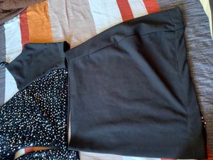 It’s A Black Skirt And Top For Women