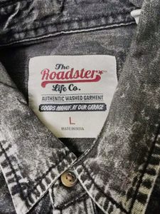 Men's Grey Denim Shirt