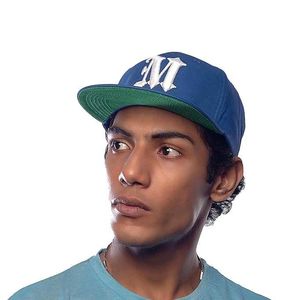 Vibrant Blue Metley Baseball Cap
