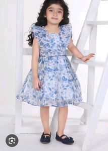 Blue Floral Dress