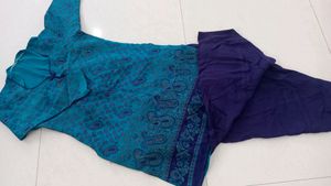 Kurta Set With Stole For Winter