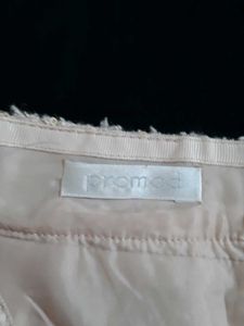 STUNNING PEACH MINI SKIRT