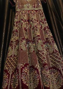 Dabka 3 piece Pakistani gown