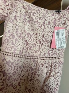 Elegant Lace Puff Sleeve Dress