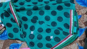 Designer Polka Dot saree with blouse
