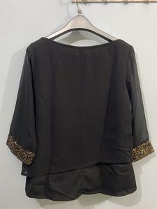 Black Party wear Top