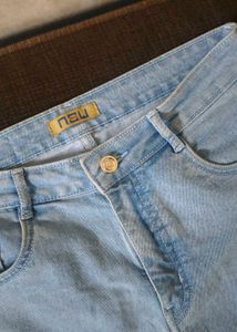 Light Wash Denim Shorts