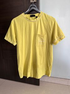 Coach Yellow Pocket T-Shirt