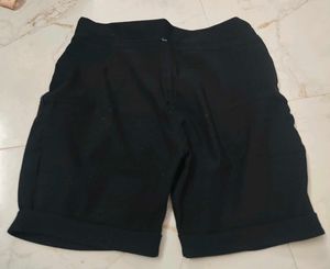 Black Pleated Pants