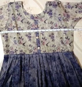 Floral Print Kurta