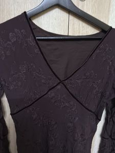 Elegant Brown Dress prefect for this season