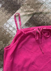Vibrant Pink Spaghetti Strap Top