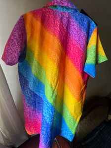 pinterest rainbow button up shirt