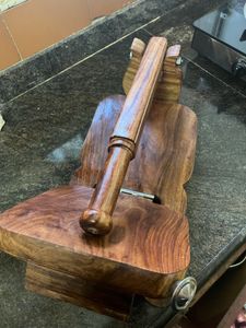 Wooden Mortar and Pestle Set