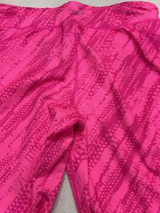 Pink Patterned Swimming Leggings
