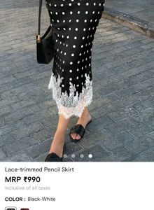 Savana trendy Polka Dot  Skirt