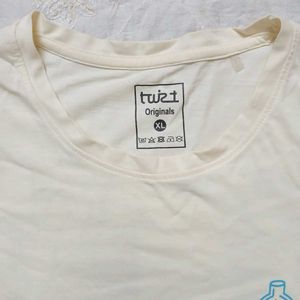 Cream Graphic T-Shirt
