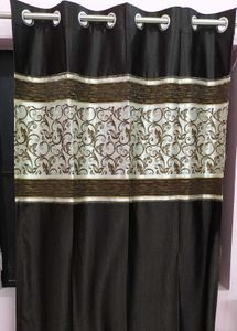 Elegant Jacquard Design Curtain (Pack of 2)