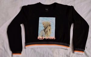 Black Sweatshirt TOP