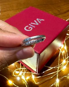 GIVA 925 Pure SILVER “I Am Enough” Ring