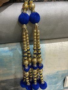 Premium quality Blue Tassels (set Of 4)