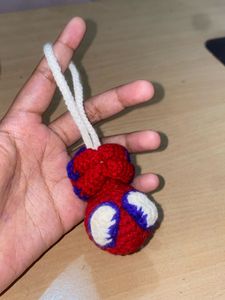 Handmade Spiderman Keychain 🕷️