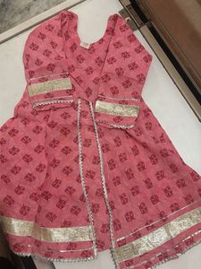 Beautiful Pink Printed Kurta Set