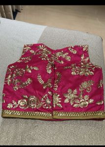 Elegant Pink Embroidered Lehenga Choli Set