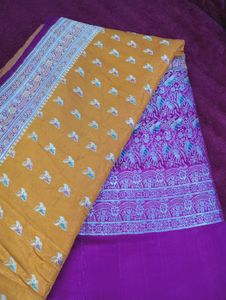 Multi-Color Kanjeevaram Pure Silk Saree