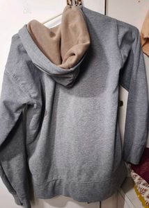 Grey Converse All Star Zip-Up Hoodie
