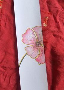 flower pattern bookmark