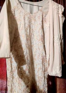 🎀🌙beige pakistani suit 🫶🏻🌙