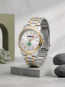Totally new Stylish Silver & Gold Tone Watch