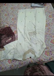 Elegant White Embroidered Kurta Set