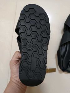Black Criss-Cross Sandals