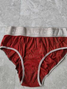 Red Lancy Care Briefs - 2 panties and one bra.