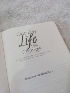 One Day, Life Will Change Book