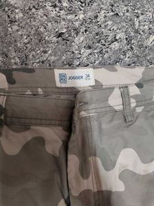 Camouflage branded DNMX Cargo Pants