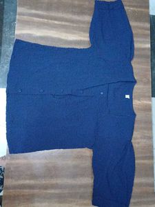 Navy Blue Textured top