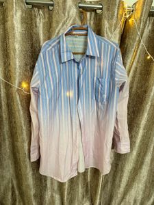 Men's Striped Gradient Shirt