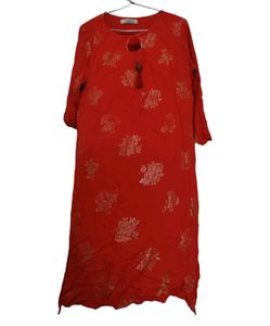 Printed Party Wear Cotton Kurta