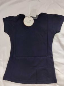 Chic Navy Blue Graphic T-Shirt