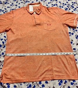 Men’s Collared Shirt Combo – Grey, Orange &amp; Black