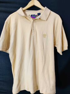 Men's Classic Beige Polo Shirt