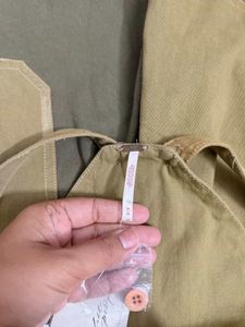 Free People Patchwork Wide Leg Overalls