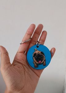 Custom Pet Potraits Keychains