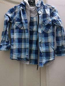 Boy's Shirt Cum Hoodie