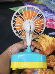 Portable Mini Fan with OK Logo