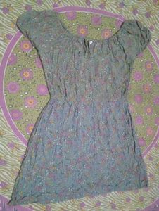 Floral Smocked Waist Dress